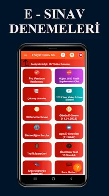 Ehliyet Sınav Soruları 2023 android App screenshot 6